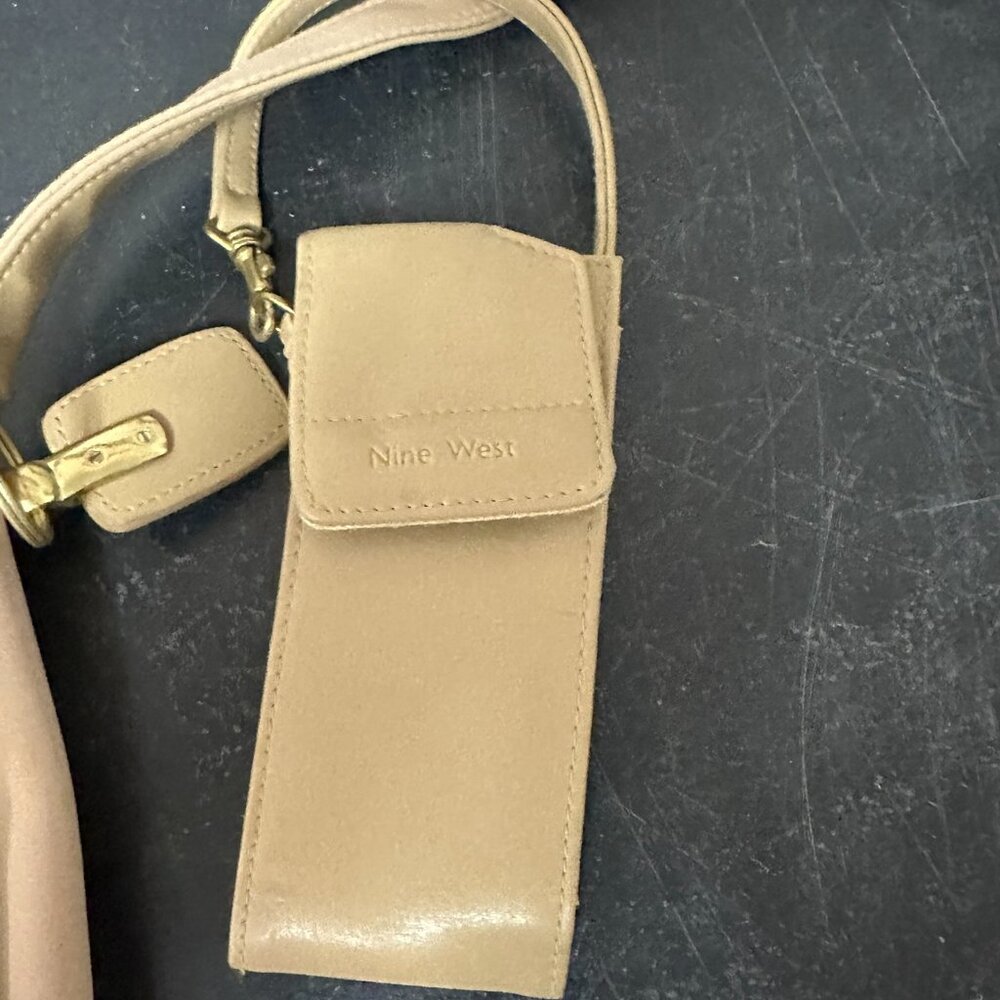 Nine West Creamy Leather Shoulder Bag - Picture 7 of 10